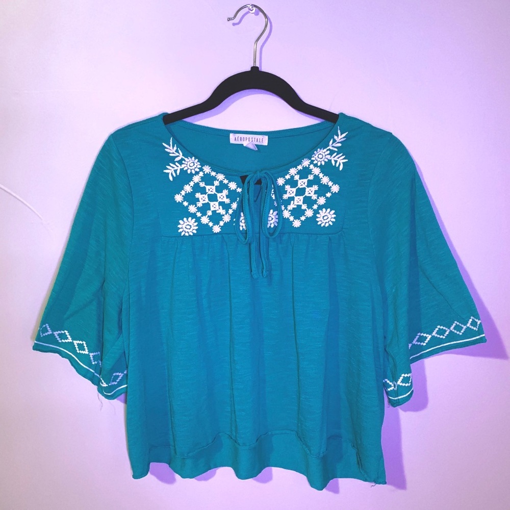 Teal Blouse